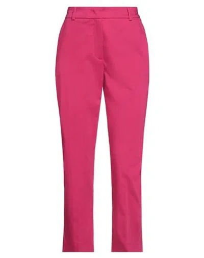 WEEKEND MAX MARA WEEKEND MAX MARA WOMAN PANTS FUCHSIA SIZE 2 COTTON, ELASTANE