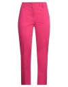 Weekend Max Mara Woman Pants Fuchsia Size 6 Cotton, Elastane In Red