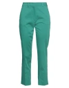 Weekend Max Mara Embroidered Polyester Blend Girino Pant In Green