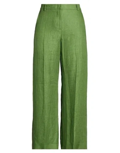 Weekend Max Mara Woman Pants Green Size 12 Linen