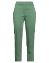 Weekend Max Mara Woman Pants Green Size 14 Cotton, Elastane