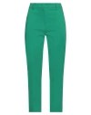 Weekend Max Mara Woman Pants Green Size 14 Cotton, Elastane