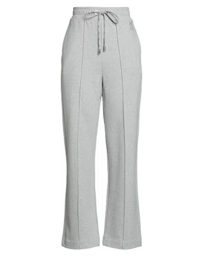 Weekend Max Mara Woman Pants Grey Size L Cotton In Blue