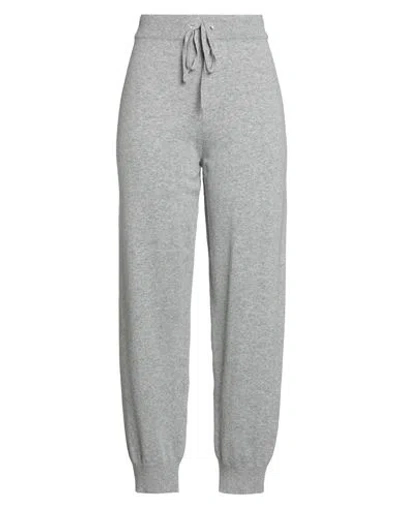 Weekend Max Mara Woman Pants Grey Size M Wool, Polyamide, Viscose, Cashmere In Gray