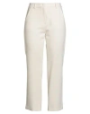 Weekend Max Mara Woman Pants Ivory Size 10 Polyester, Viscose, Elastane In Neutral