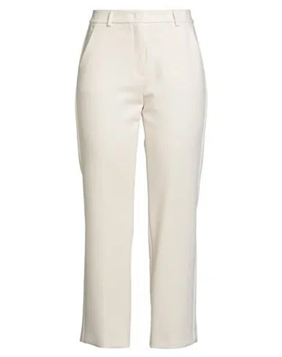 Weekend Max Mara Woman Pants Ivory Size 10 Polyester, Viscose, Elastane In Neutral