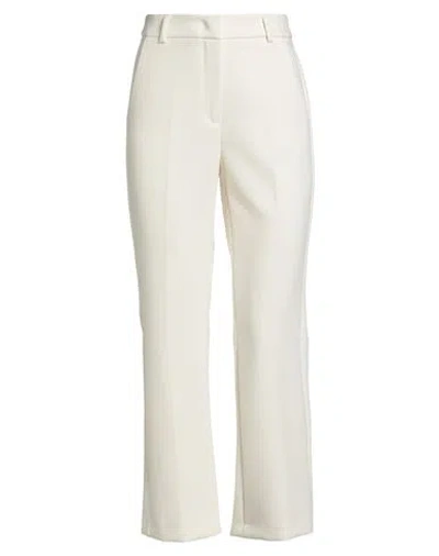 Weekend Max Mara Woman Pants Ivory Size 4 Polyester, Viscose, Elastane In White