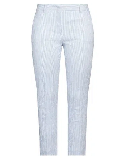 Weekend Max Mara Woman Pants Light Blue Size 2 Cotton, Linen, Elastane