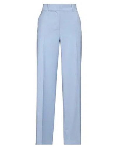 Weekend Max Mara Woman Pants Light Blue Size 6 Virgin Wool