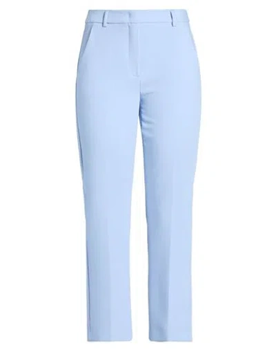 Weekend Max Mara Woman Pants Light Blue Size 8 Polyester, Viscose, Elastane