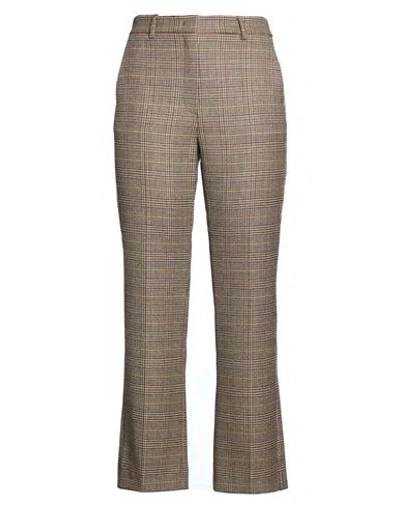 Weekend Max Mara Woman Pants Light Brown Size 2 Virgin Wool In Beige