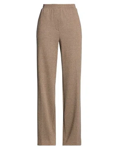 Weekend Max Mara Woman Pants Camel Size 10 Virgin Wool, Elastane In Brown