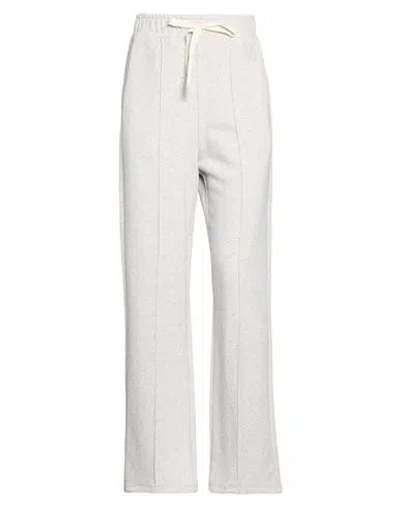 Weekend Max Mara Woman Pants Light Grey Size Xs Cotton, Polyester In White