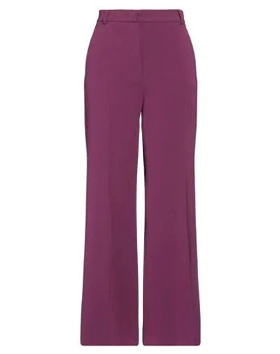 Weekend Max Mara Woman Pants Mauve Size 8 Triacetate, Polyester In Purple