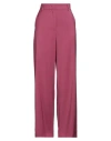 Weekend Max Mara Woman Pants Mauve Size 12 Virgin Wool