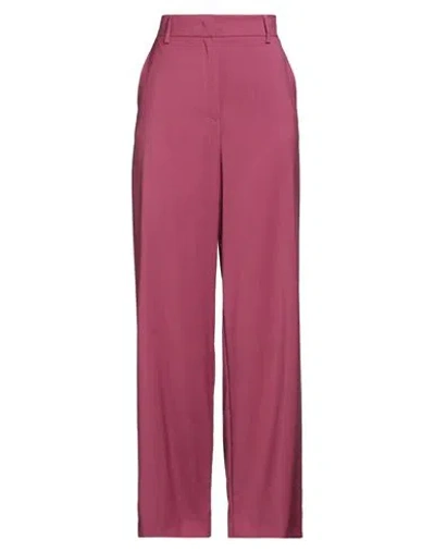 Weekend Max Mara Woman Pants Mauve Size 12 Virgin Wool