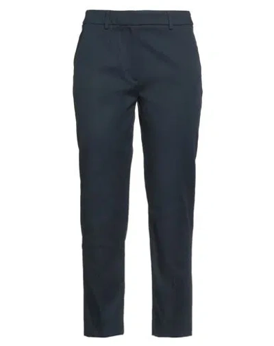 Weekend Max Mara Woman Pants Midnight Blue Size 6 Cotton, Elastane