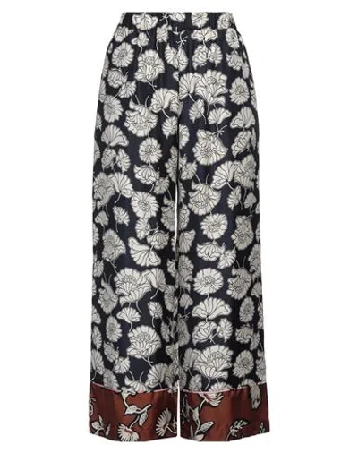 Weekend Max Mara Woman Pants Midnight Blue Size 6 Silk