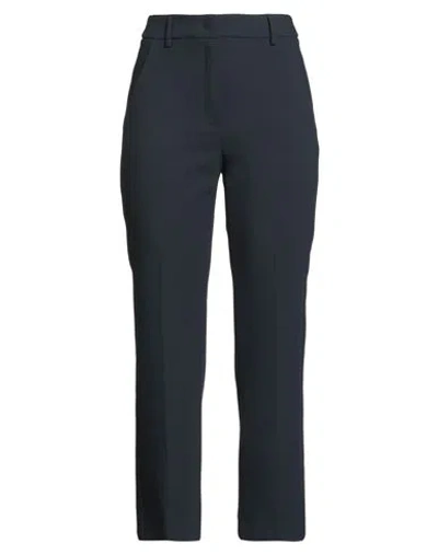 Weekend Max Mara Woman Pants Navy Size 12 Polyester, Viscose, Elastane In Blue