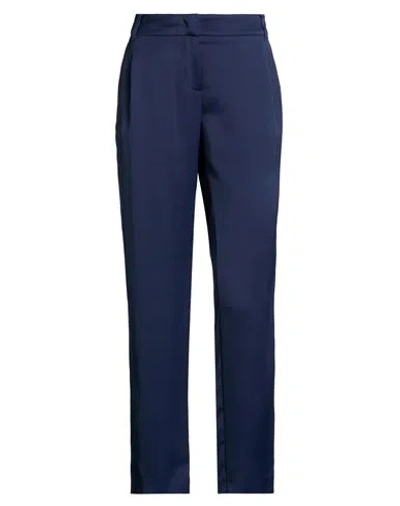 Weekend Max Mara Woman Pants Navy Size 6 Polyester In Blue