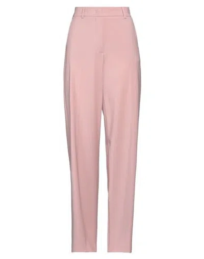 Weekend Max Mara Woman Pants Pastel Pink Size 8 Virgin Wool