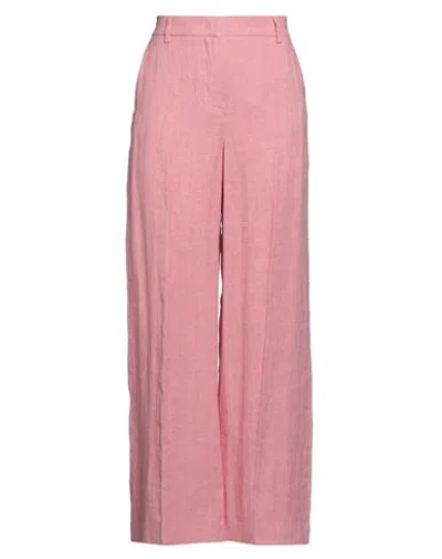 Weekend Max Mara Woman Pants Pink Size 12 Linen