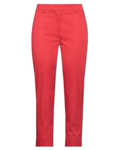 Weekend Max Mara Woman Pants Red Size 10 Cotton, Elastane