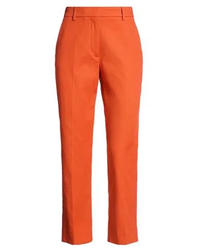 Weekend Max Mara Woman Pants Rust Size 2 Cotton, Elastane In Red