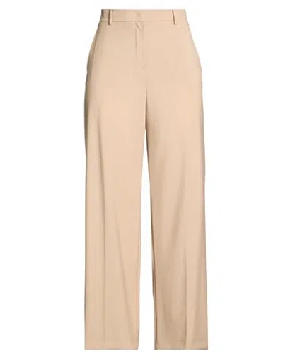 Weekend Max Mara Woman Pants Sand Size 12 Virgin Wool In Neutral