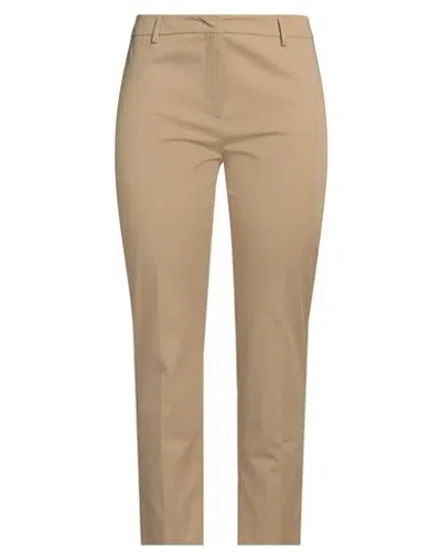 Weekend Max Mara Woman Pants Sand Size 6 Cotton, Elastane In Beige
