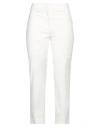 Weekend Max Mara Woman Pants White Size 6 Cotton, Elastane
