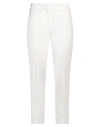 Weekend Max Mara Woman Pants White Size 16 Cotton, Elastane