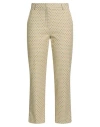 Weekend Max Mara Woman Pants Yellow Size 6 Polyester, Cotton, Elastane In Brown