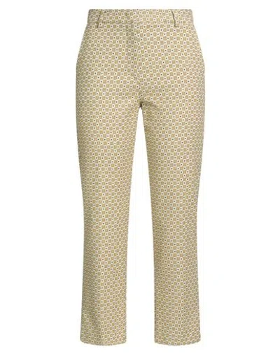 Weekend Max Mara Woman Pants Yellow Size 6 Polyester, Cotton, Elastane In Brown
