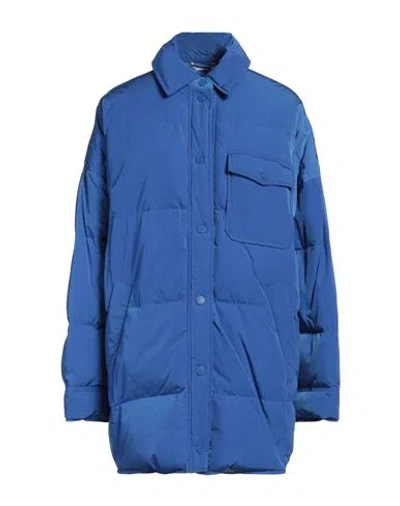 Weekend Max Mara Woman Puffer Bright Blue Size 12 Polyamide
