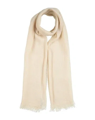 Weekend Max Mara Woman Scarf Beige Size - Linen In Sand