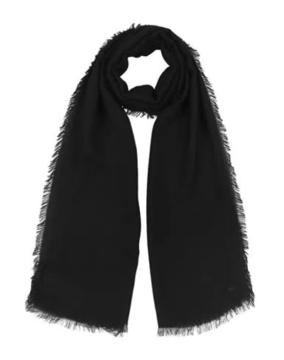 Weekend Max Mara Woman Scarf Black Size - Viscose, Modal