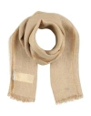 Weekend Max Mara Woman Scarf Camel Size - Linen In Sand