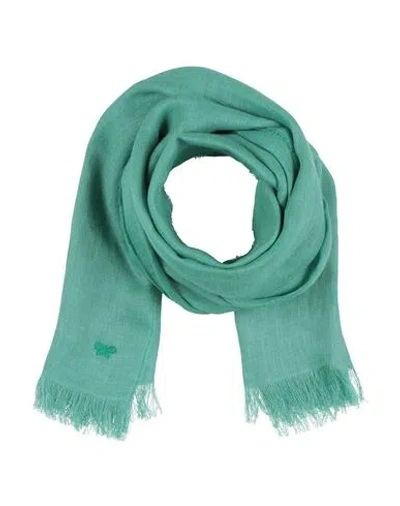 Weekend Max Mara Woman Scarf Green Size - Linen