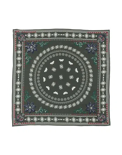 Weekend Max Mara Woman Scarf Military Green Size - Silk