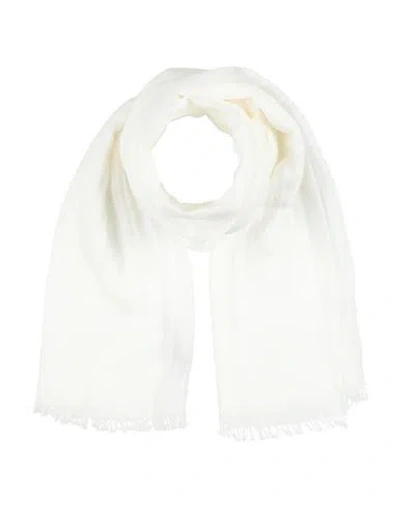Weekend Max Mara Woman Scarf White Size - Cotton