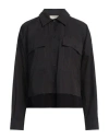 Weekend Max Mara Woman Shirt Black Size 8 Cotton