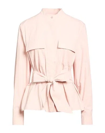 Weekend Max Mara Woman Shirt Blush Size 8 Cotton In Pink