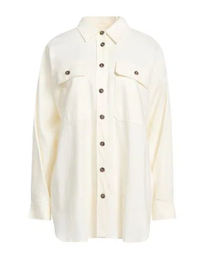 Weekend Max Mara Woman Shirt Ivory Size 10 Cotton In White