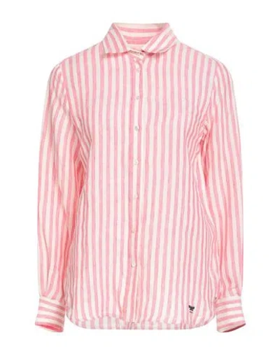 Weekend Max Mara Woman Shirt Pink Size 10 Linen