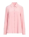 Weekend Max Mara Woman Shirt Pink Size 12 Silk
