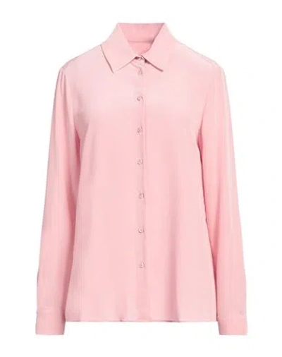 Weekend Max Mara Woman Shirt Pink Size 12 Silk