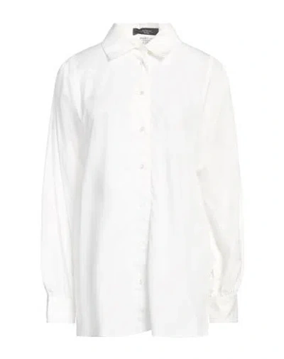 Weekend Max Mara Woman Shirt White Size 10 Cotton