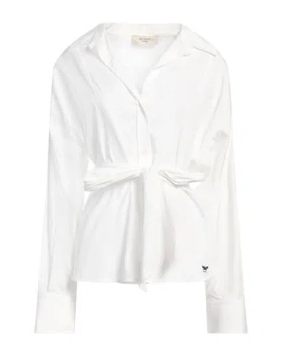 Weekend Max Mara Woman Shirt White Size 12 Cotton