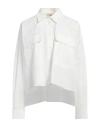 Weekend Max Mara Cotton Poplin Shirt In White